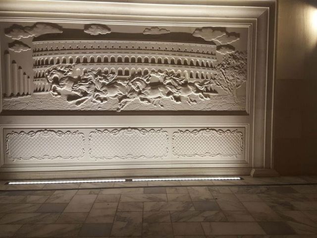 Palace interiors & CNC relief