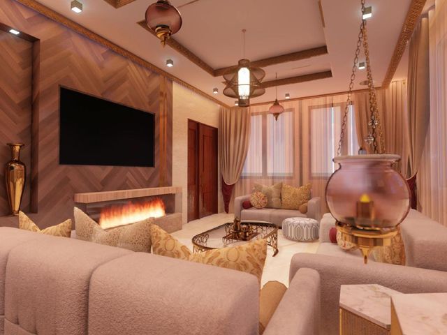 Palace interiors & CNC relief